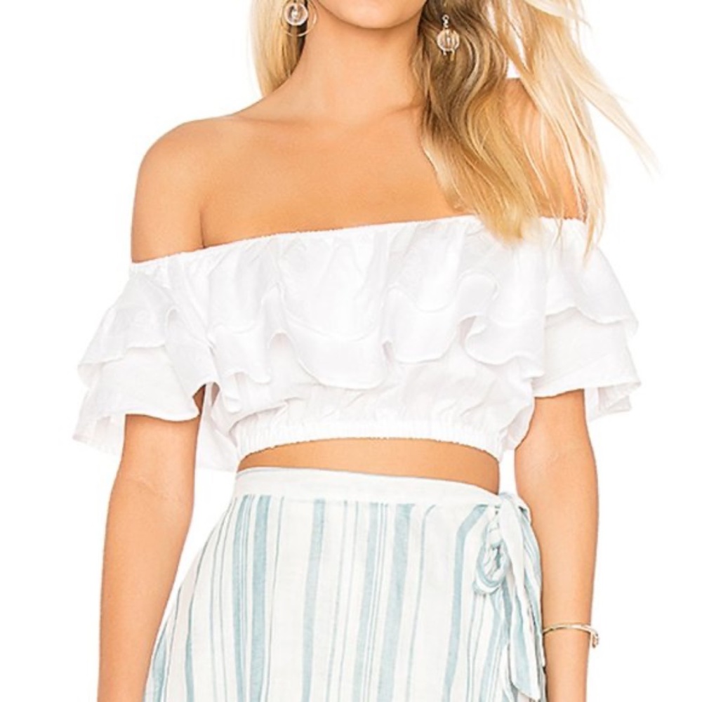 Show Me Your Mumu Kaya Crop Top XS